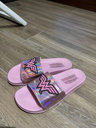 Ciabatte Wonder Woman Rosa Tg 40