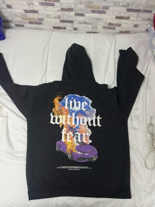 Sudadera oversize negra XXL