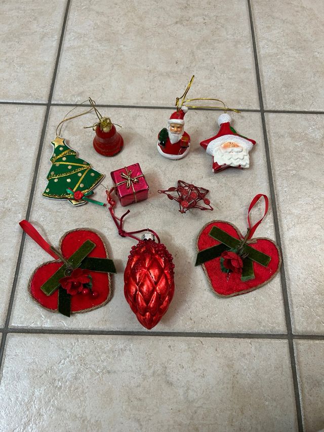 set decorazioni natalizie assortite