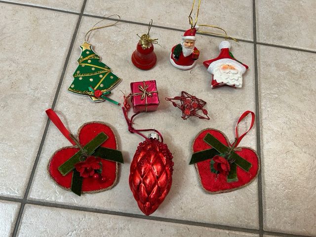 set decorazioni natalizie assortite