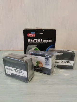 3 Cartuchos Tinta HP 932XL Negro