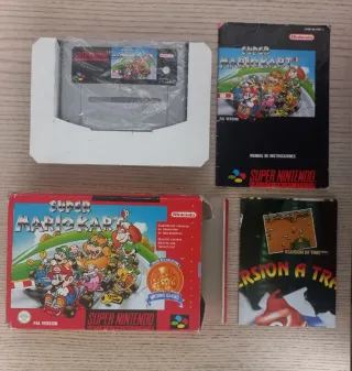 Super Mario Kart SNES PAL España Completo