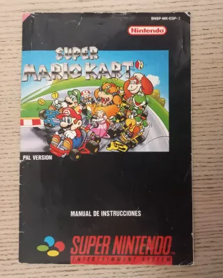 Super Mario Kart SNES PAL España Completo