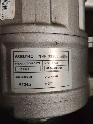 Compresor A/A Audi A4 6SEU14C R134a
