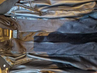 Chaqueta Biker Piel Sintética Interior Peludo