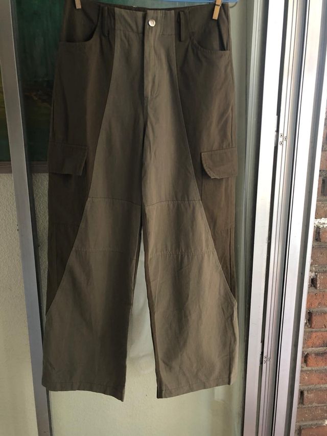 PANTALÓN CARGÓ VERDE XS