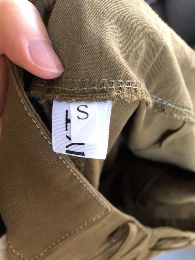 PANTALÓN CARGÓ VERDE XS