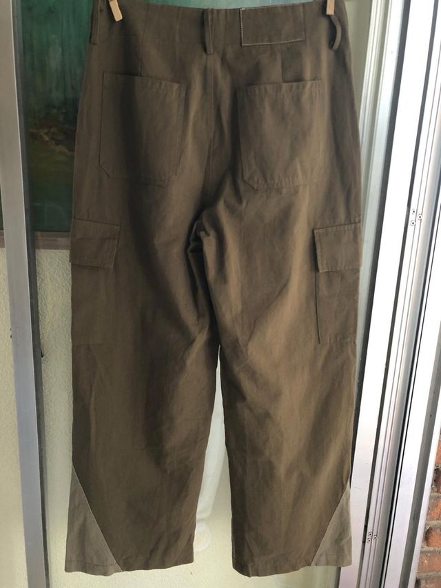 PANTALÓN CARGÓ VERDE XS