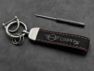 Llavero MINI Cooper S, One Tacto Piel Cuero Regalo