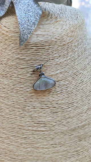 Colgante Piedra Luna Plata