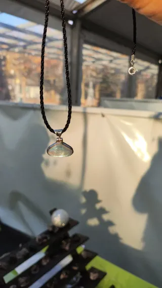 Colgante Piedra Luna Plata