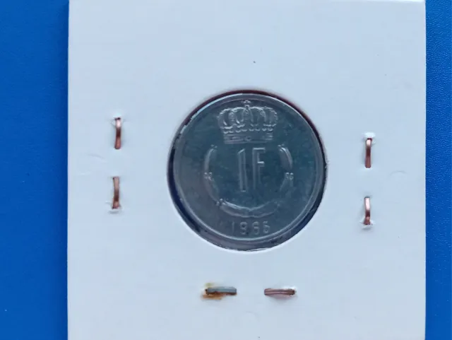 Moneda Luxemburgo 1 Franco 1965