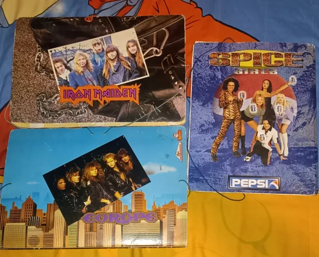 Carpetas musicales años 90: Iron Maiden, Spice Gir