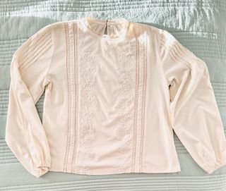 Blusa Niña Elegante Crema