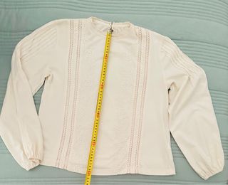 Blusa Niña Elegante Crema