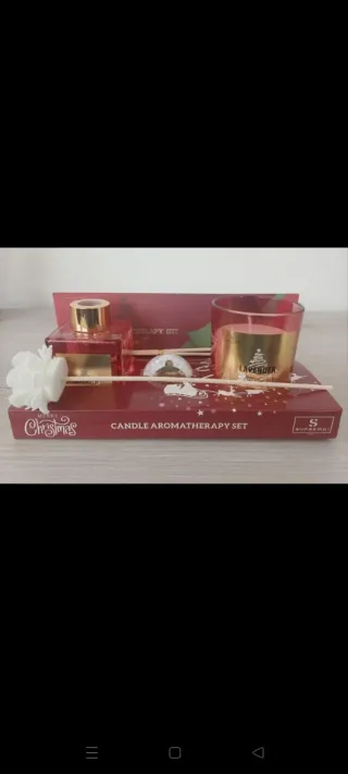 Set 3 pezzi candela profumatore saponetta