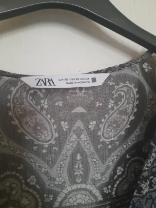 Abito Zara fantasia patchwork