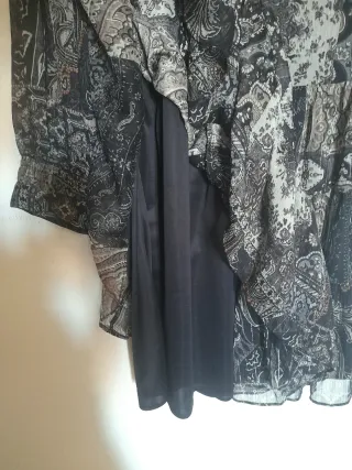 Abito Zara fantasia patchwork