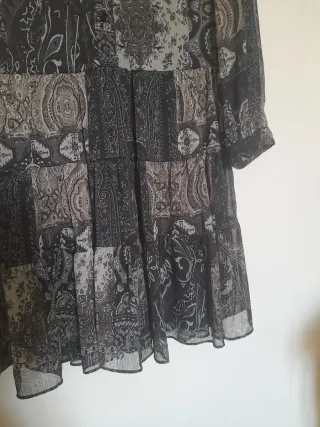 Abito Zara fantasia patchwork