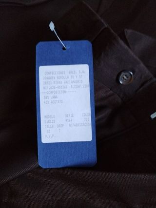 Traje, marrón, hombre, talla 52,nuevotraje verano