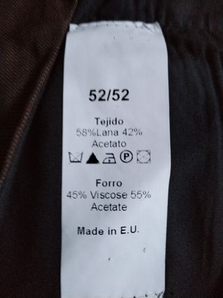 Traje, marrón, hombre, talla 52,nuevotraje verano