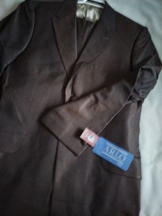 Traje, marrón, hombre, talla 52,nuevotraje verano
