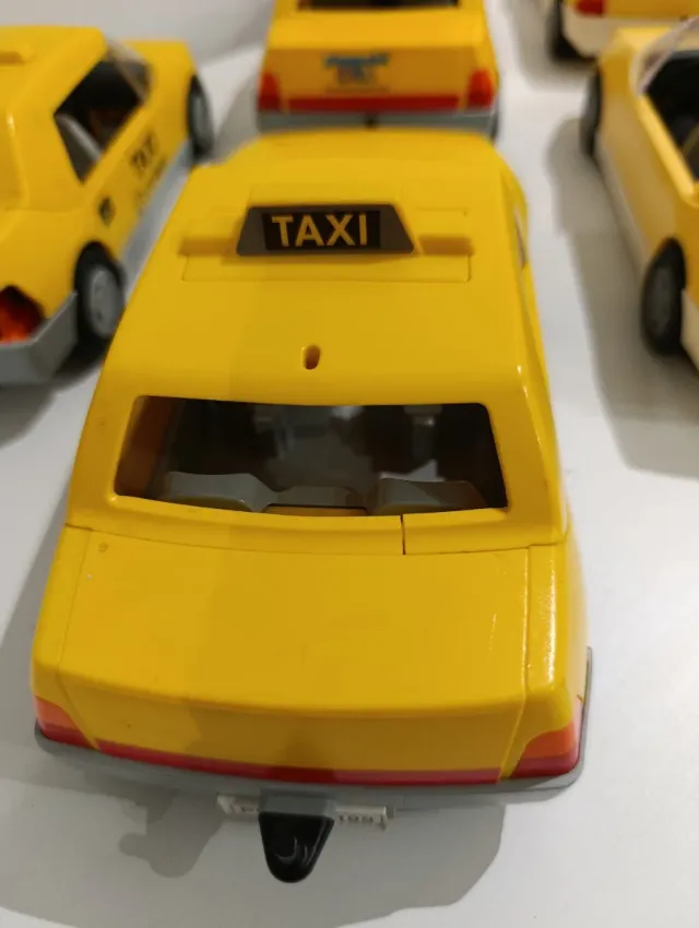 Playmobil lote 3 Taxis y 3 Coches Novios