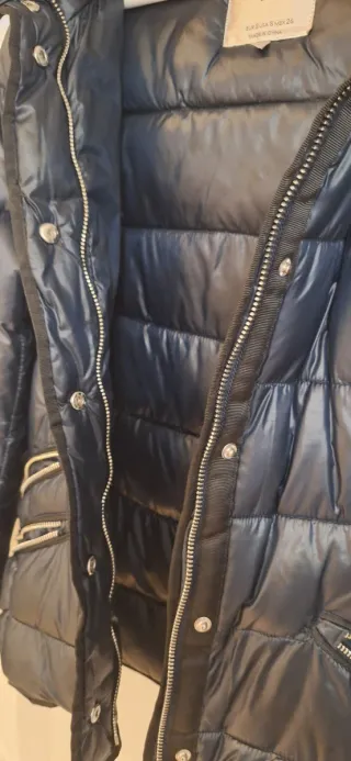 Anorak Zara azul marino capucha niña/mujer nuevo