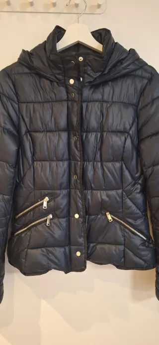 Anorak Zara azul marino capucha niña/mujer nuevo