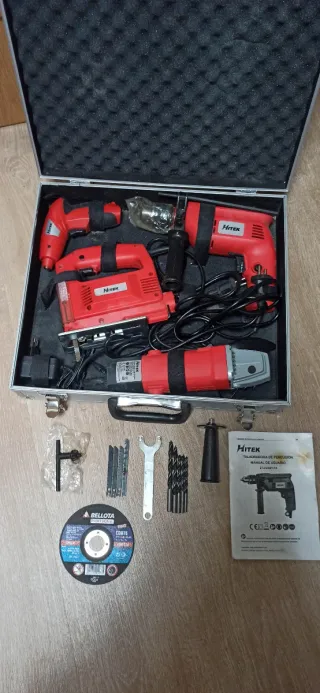 Caja de Herramientas Eléctricas Mitek 4 en 1