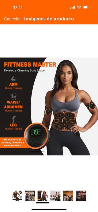 Electroestimulador tonificad EMS. nuevo precintado