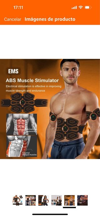 Electroestimulador tonificad EMS. nuevo precintado