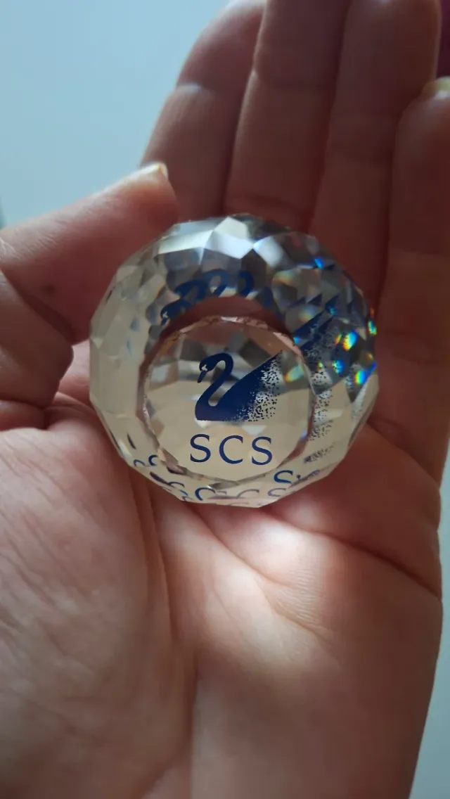 Pisapapeles Cristal Swarovski Cisne SCS