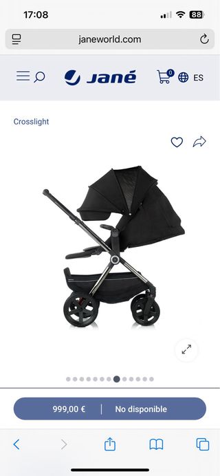 Carrito Jané Crosslight Silver Shadow