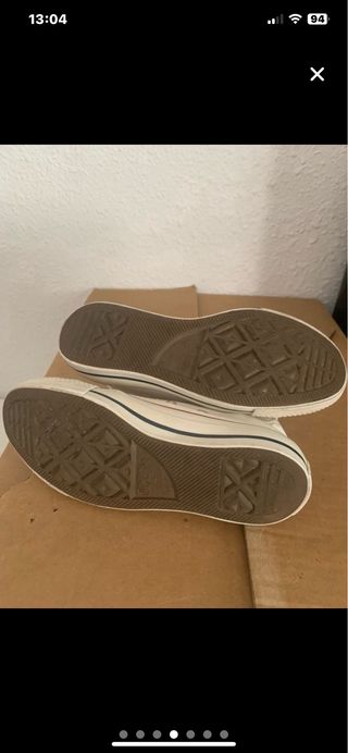 Bambas altas Converse blancas