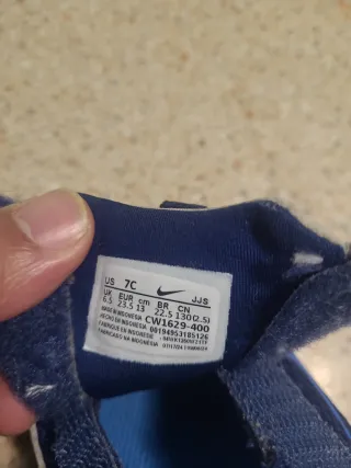 Deportivas Nike niño azul y blanco