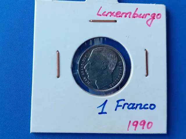 Moneda 1 Franco Luxemburgo 1990