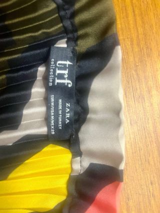 Falda plisada estampada