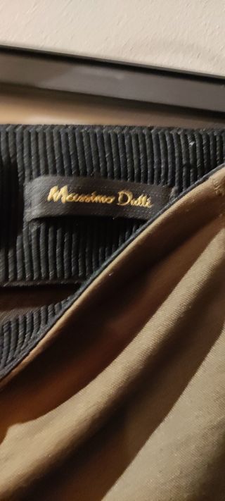 Pantalón Skinny Massimo Dutti Verde Oliva