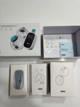 Tiralatte doppio portatile Veo