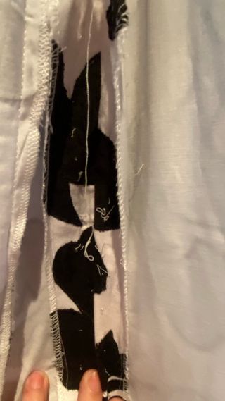 Vestido Flamenca Negro y Blanco