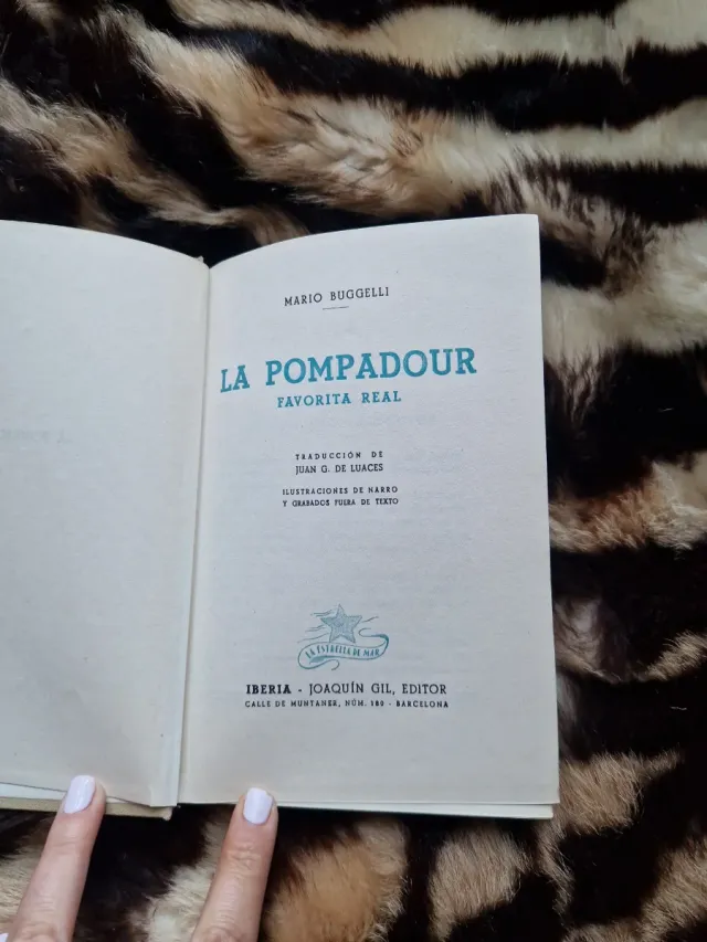 Libro vintage La Pompadour de Mario Buggelli.
