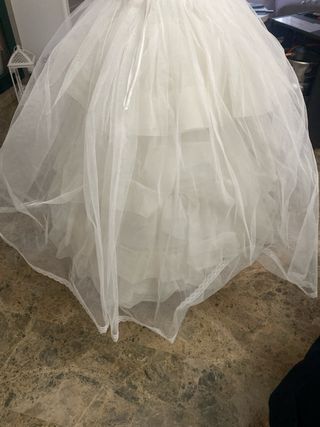 Can Can Fallera Adulta Blanco