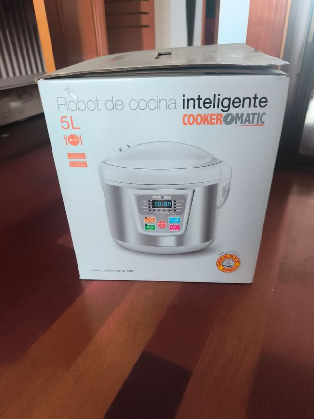 Robot de cocina inteligente Cooker Matic de 5l.