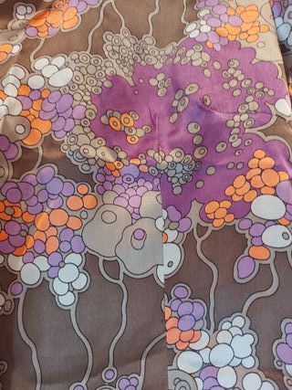 Camisa Seda Estampada Talla M