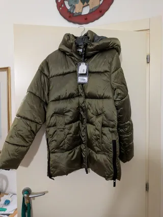 Giacca piumino verde taglia M
