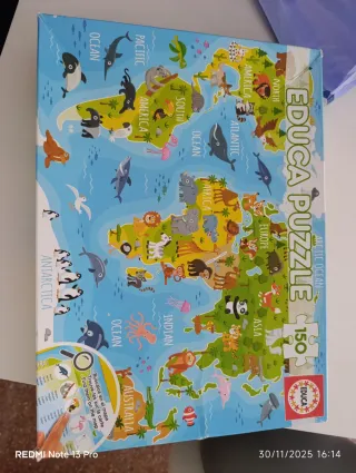 Puzzle Educa Mundo Animal 150 Piezas