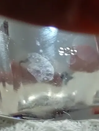 Brazalete de plata abierto