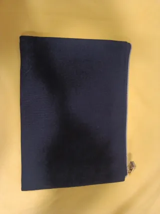 Bolsito Marc Jacobs azul y plata