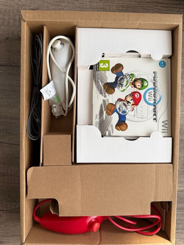 Nintendo Wii Mario Kart Pack Negro